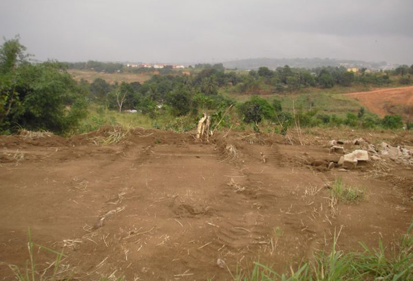 terrain a vendre a cocody abatta carriere 6,500,000 f cfa