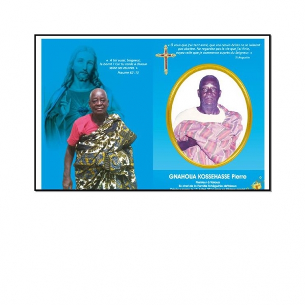Programme des Obseques de Gnahoua Kossehasse Pierre