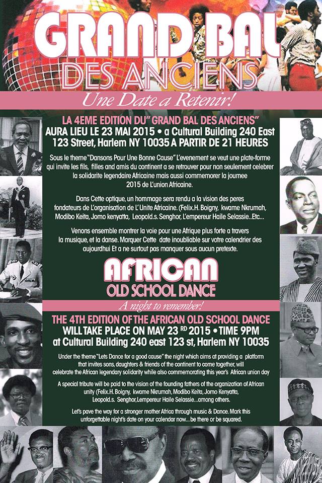 4eme Edition du ''Grand Bal Des Anciens'' le 23 Mai 2015  Harlem New York