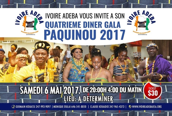 Paquinou USA 2017. Ivoire ADEBA