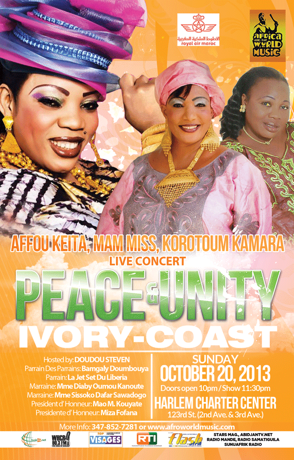 Live Concert Peace and Unity in Ivory Coast