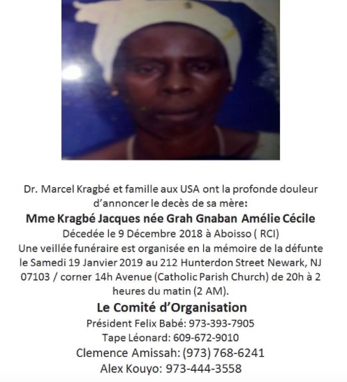 Mme Kragb Jacques ne Grah Gnaban Amlie Ccile