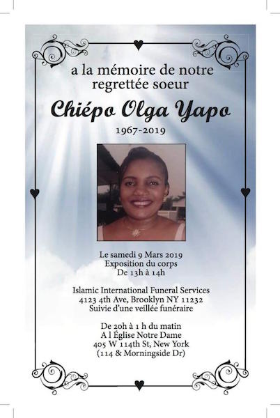 CHIEPO OLGA YAPO