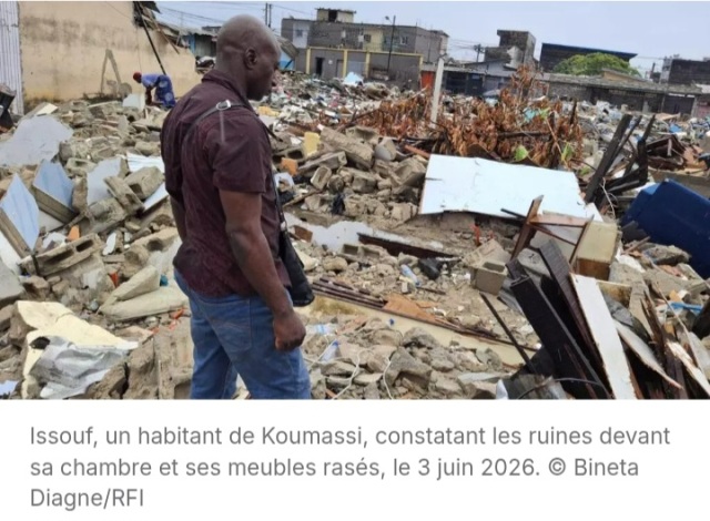 C�te d'Ivoire: pol�mique apr�s la destruction sans autorisation d'un quartier d'Abidjan