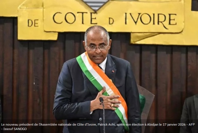 C�te d'Ivoire: l'ancien Premier ministre Patrick Achi �lu pr�sident de l'Assembl�e nationale
