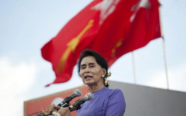 Chine: premire et dlicate visite d'Aung San Suu Kyi