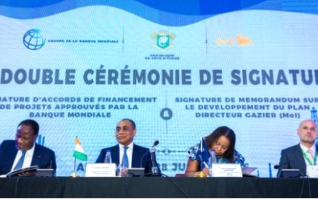 La Banque mondiale injecte 875 millions de dollars dans cinq projets strat�giques en C�te d'Ivoire