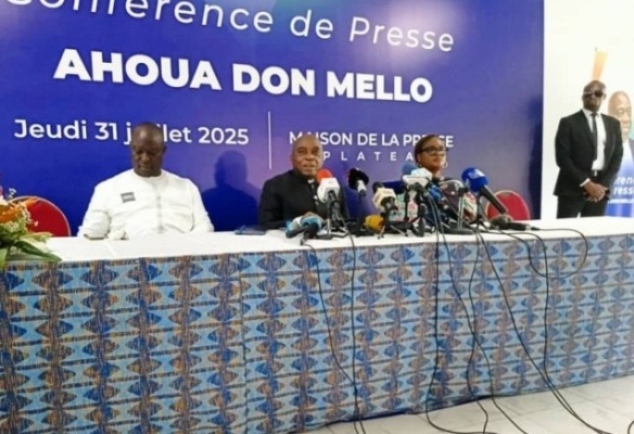 Prsidentielle d'octobre : Ahoua Don Mello dclare officiellement sa candidature
