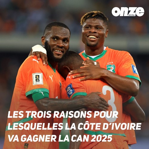 Les trois raisons pour lesquelles la C�te d'Ivoire va gagner la CAN 2025