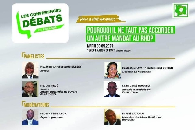 RCI: le PDCI dnonce  l'instrumentalisation  de la justice