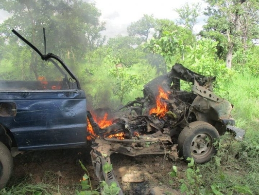 L'arme ivoirienne fait exploser un vhicule de type 4x4 pig dans le nord du pays