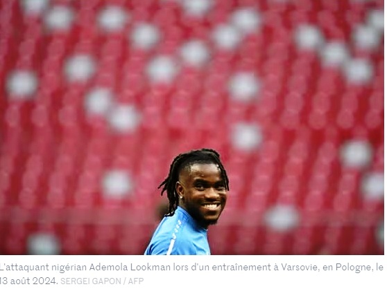 Football : le Nigrian Ademola Lookman sacr meilleur joueur africain de l'anne