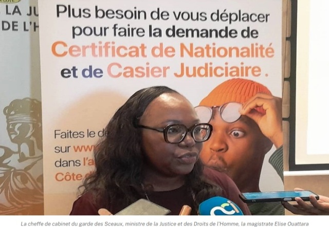 C�te d'Ivoire-AIP/ La plateforme e-justice.ci s'�tend � 16 juridictions suppl�mentaires