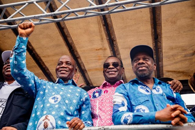 Cte d'Ivoire : le Front Commun PDCI-PPA-CI de Laurent Gbagbo et Tidjane Thiam marche  Abidjan pour rclamer une lection prsidentielle inclusive