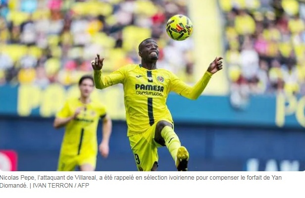 Coupe du monde 2026. Nicolas P�p� rappel� avec la C�te d'Ivoire apr�s avoir rat� la Coupe d'Afrique des Nations