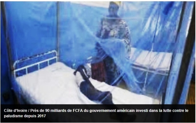 Cte d'Ivoire / Prs de 90 milliards de F CFA du gouvernement amricain investi dans la lutte contre le paludisme depuis 2017