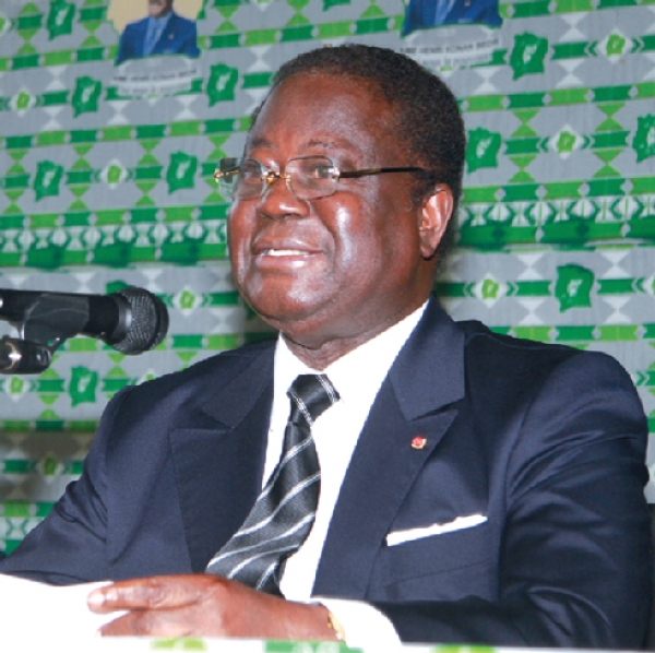Henri Konan B�di�: ''Il n'y a pas de limite d'�ge pour un homme politique''