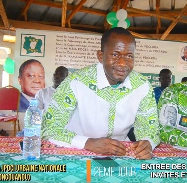 Message de nouvel an du prsident Valentin kouassi prsident national de la jpdci urbaine
