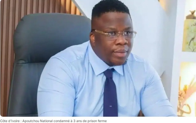 C�te d'Ivoire : Apoutchou National condamn� � 3 ans de prison ferme