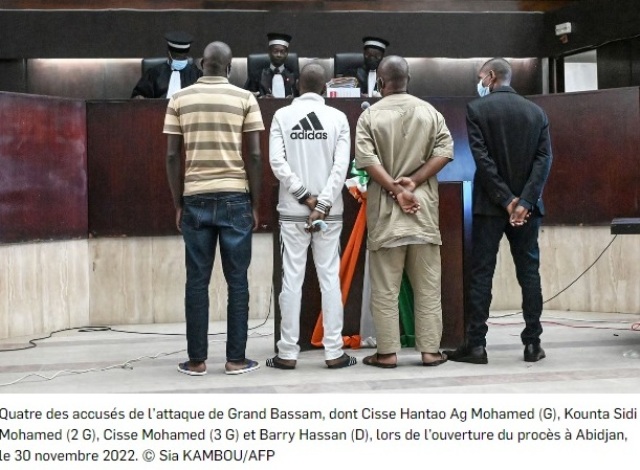 C�te d'Ivoire: prison � vie requise pour cinq accus�s dans le proc�s de l'attaque jihadiste de Kafolo