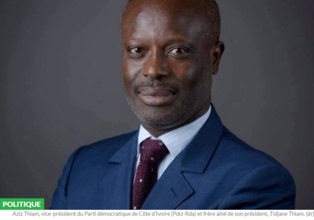Justice : Le fr�re a�n� de Tidjane Thiam inculp� et plac� sous contr�le judiciaire