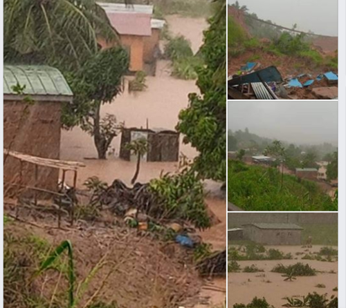 Inondations  Anyama :  plusieurs maisons englouties sous la terre avec leurs occupants 