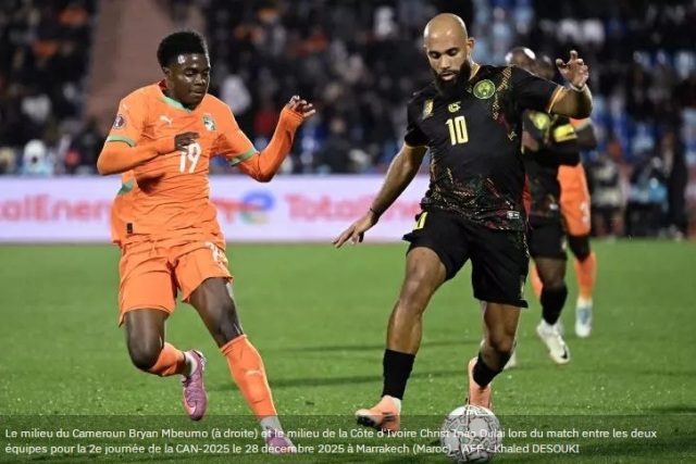CAN-2025: match �pique sans vainqueur entre la C�te d'Ivoire et le Cameroun