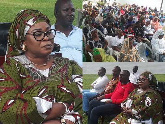 BOUMI: VISITE DE MADAME ASSETOU GON COULIBALY : '' Wassa Doumbia et Bma Fofana parlent de paix et d'entraide avec les associations de femmes de Boumi ''