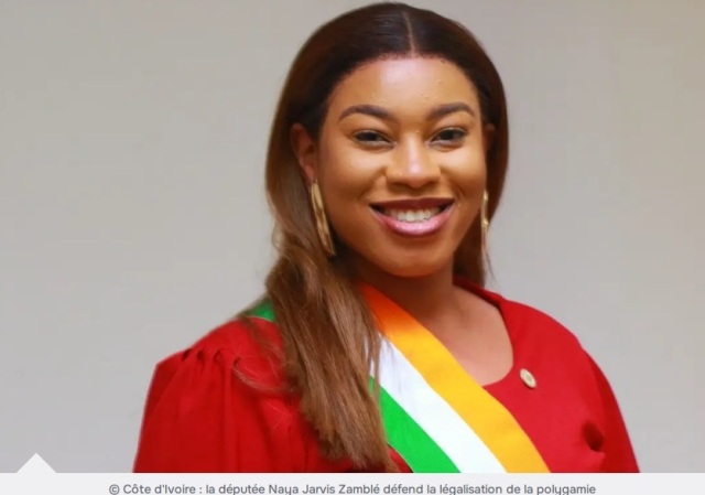 C�te d'Ivoire : la d�put�e Naya Jarvis Zambl� d�fend la l�galisation de la polygamie