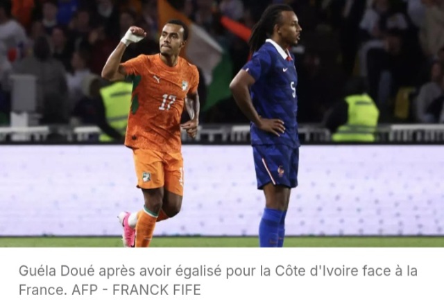 La C�te d'Ivoire s'offre une victoire de prestige contre la France � une semaine du Mondial