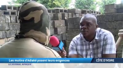 Cte d'Ivoire : les mutins d'Adiak posent leurs conditions et se disent prts  aller jusqu'au bout pour obtenir gain de cause. Reportage