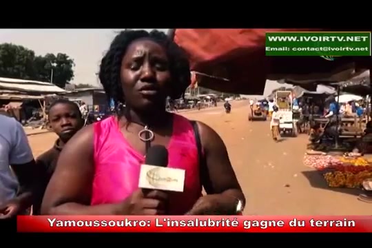 Mauvaise odeurs, poubelles et canalisation  ciel ouvert: Yamoussoukro est sale