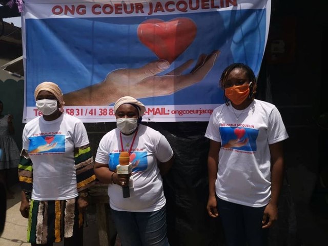 Coronavirus : L'ONG '' Coeur Jacquelin au secours des populations de Marcory Sicogi