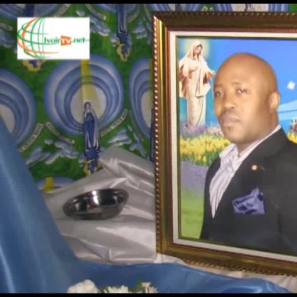 LES OBSEQUES DE GEORGE KONAN , MEMBRE ACTIF DE LA COMMUNAUTE IVOIRIENNE DE NEW YORK A ABIDJAN