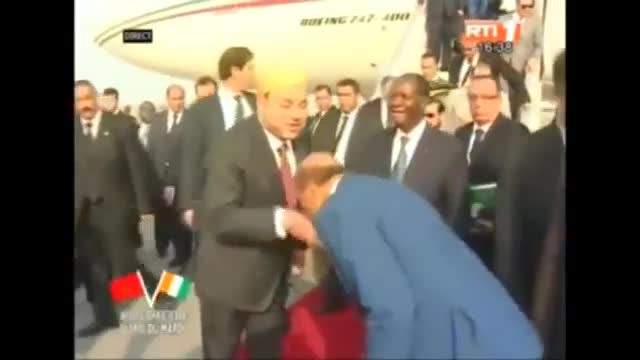 Arrive du Roi du Maroc  Abidjan :Mohamed VI humillie Georges Ougnin