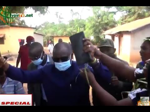 Duekou/ lgislatives:le candidat du RHDP, Ta Glahou Jean, acquiert la confiance des populations.