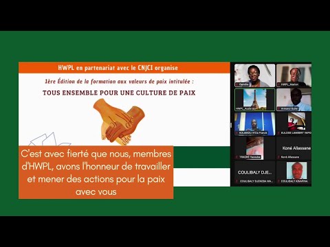 JOURNEE NATIONALE DE LA PAIX EN COTE D'IVOIRE